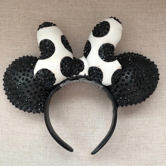 Disney Mickey Minnie Mouse Leather Ears - Picture 1 of 8